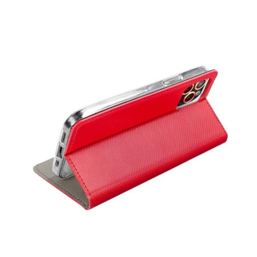 Magnet Samsung Galaxy A05s mágneses flip tok piros