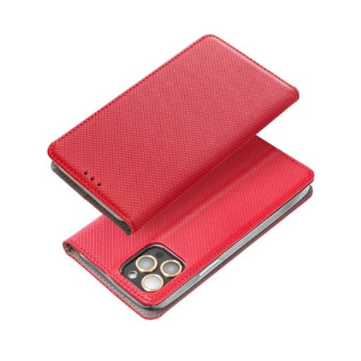 Magnet Samsung Galaxy A35 mágneses flip tok, piros