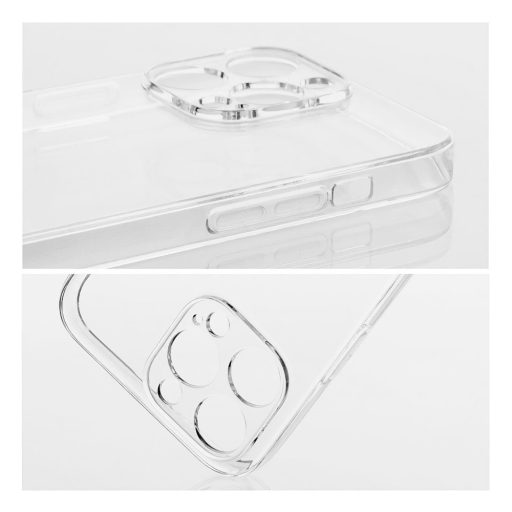 Clear 2mm Apple iPhone 16 Plus szilikon tok, átlátszó (kamera védelemmel)