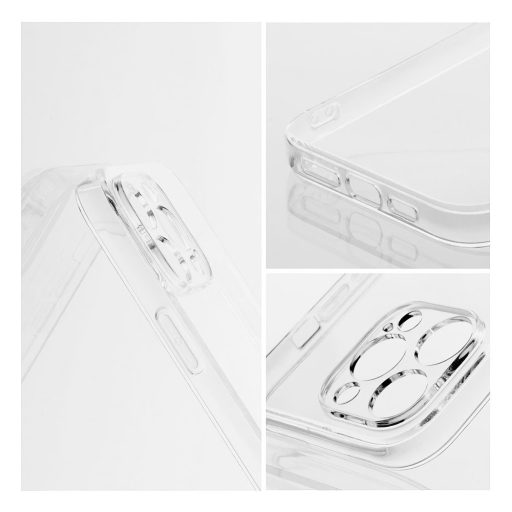 Clear 2mm Apple iPhone 16 Plus szilikon tok, átlátszó (kamera védelemmel)