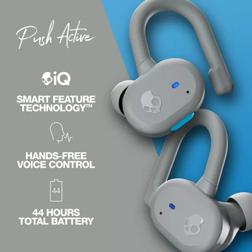 Skullcandy Push Active True Wireless bluetooth fülhallgató SZÜRKE