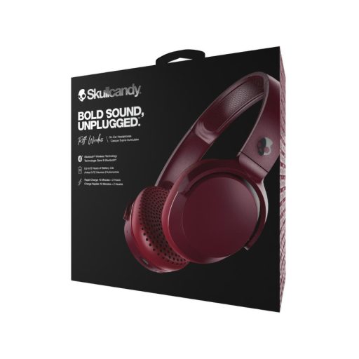 Skullcandy Riff vezeték nélküli fejhallgató BORDÓ