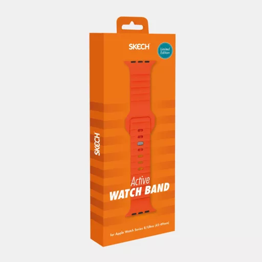 Skech Active óraszíj Apple Watch 42 / 44 / 45 / 49 mm NARANCS