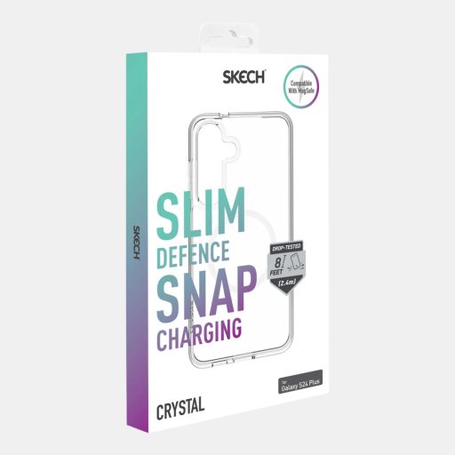 Skech Crystal Mágneses víztiszta átlátszó ütésálló Samsung Galaxy S24+