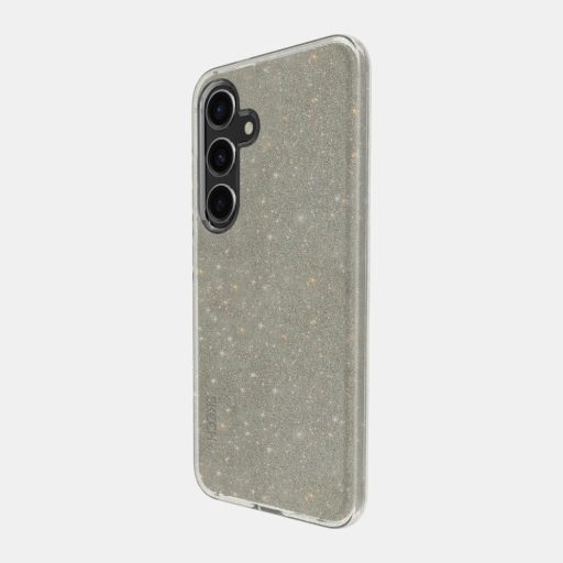 Skech Sparkle csillogós átlátszó ütésálló Samsung Galaxy S24+ tok, hátlap