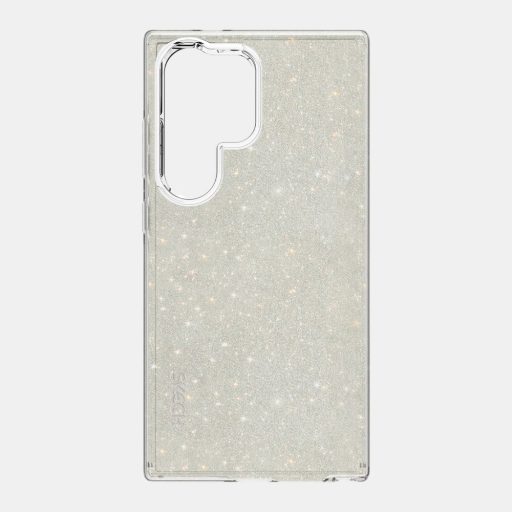 Skech Sparkle csillogós átlátszó ütésálló Samsung Galaxy S24 Ultra tok, hátlap