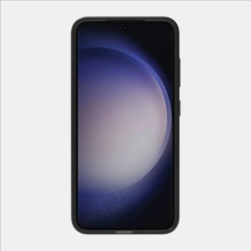 Skech Hard Rubber fekete ütésálló Samsung Galaxy S25 tok, hátlap