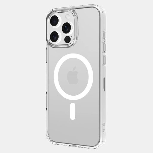 Skech Crystal MagSafe víztiszta átlátszó ütésálló iPhone 16 Pro Max tok, hátlap