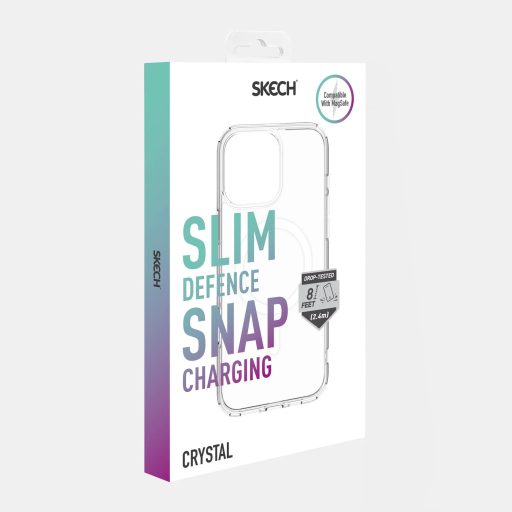 Skech Crystal MagSafe víztiszta átlátszó ütésálló iPhone 16 Pro Max tok, hátlap