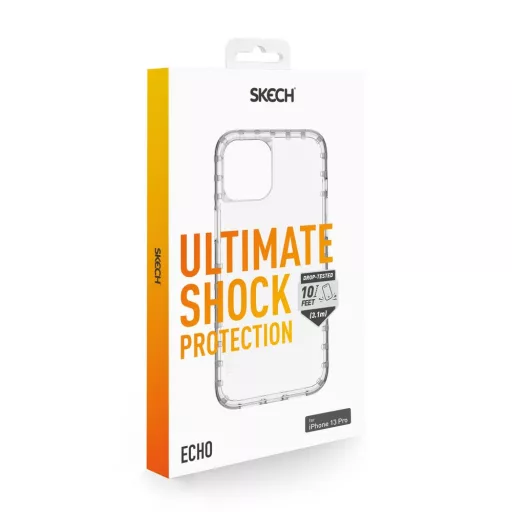 Skech ECHO átlátszó ütésálló iPhone 13 Pro tok, hátlap