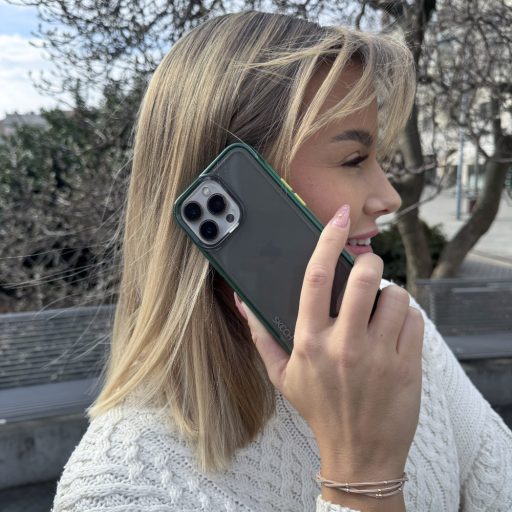 Skech Neon Emerald ütésálló iPhone 13 Pro tok, hátlap