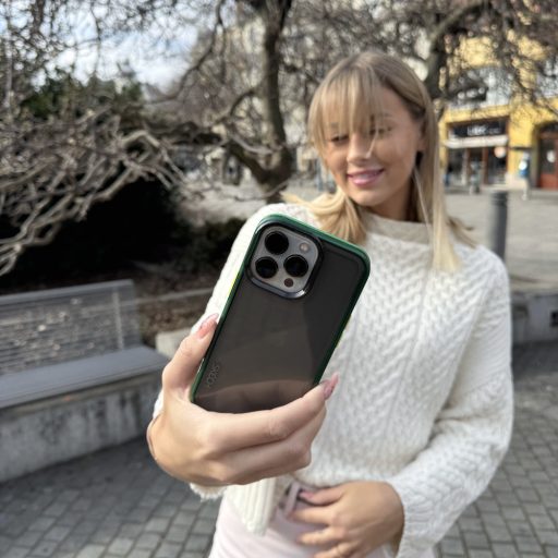 Skech Neon Emerald ütésálló iPhone 13 Pro tok, hátlap