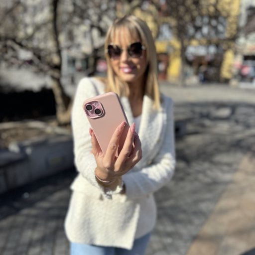 Skech Splash MagSafe iPhone 15 Pro tok, hátlap PINK