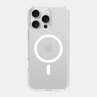   Skech Crystal MagSafe víztiszta átlátszó ütésálló iPhone 16 Pro tok, hátlap