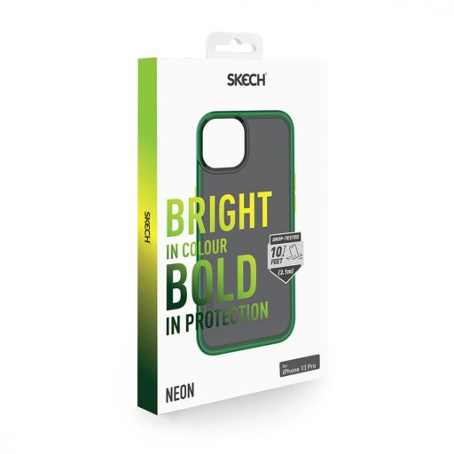Skech Neon Emerald ütésálló iPhone 13 Pro Max tok, hátlap