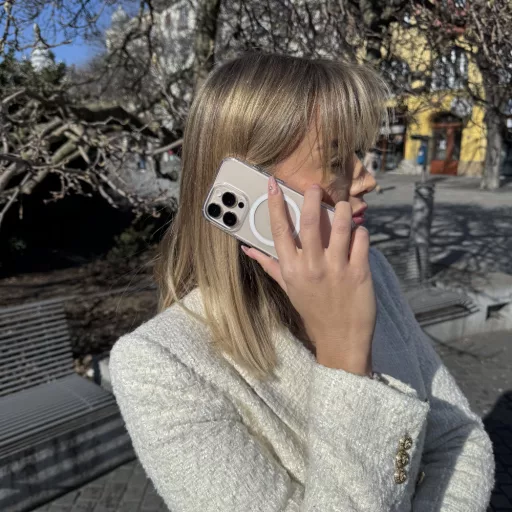 Skech Ultimate MagSafe iPhone 17 Pro Max víztiszta átlátszó ütésálló  tok, hátlap