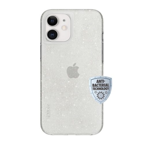 Skech Sparkle csillogós átlátszó ütésálló iPhone 12 Mini tok, hátlap