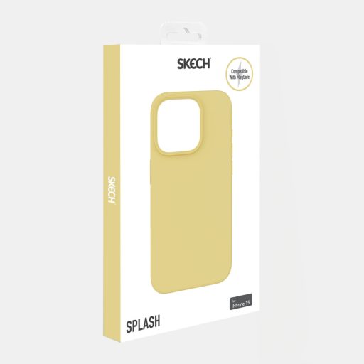 Skech Splash MagSafe iPhone 15 tok, hátlap SÁRGA