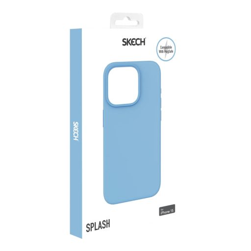 Skech Splash MagSafe iPhone 15 tok, hátlap KÉK