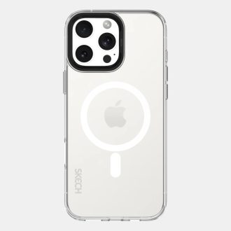   Skech DUO MagSafe ütésálló iPhone 16 Pro tok, hátlap fekete