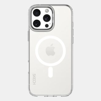   Skech DUO MagSafe ütésálló iPhone 16 Pro tok, hátlap szürke