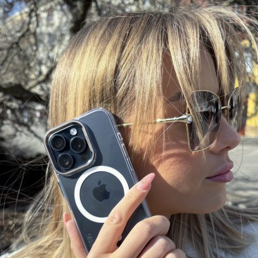 Skech DUO MagSafe ütésálló iPhone 16 Pro Max tok, hátlap szürke