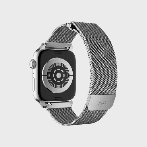 UNIQ Dante mágneses milánói szíj EZÜST Apple Watch 41 / 40 / 38 mm