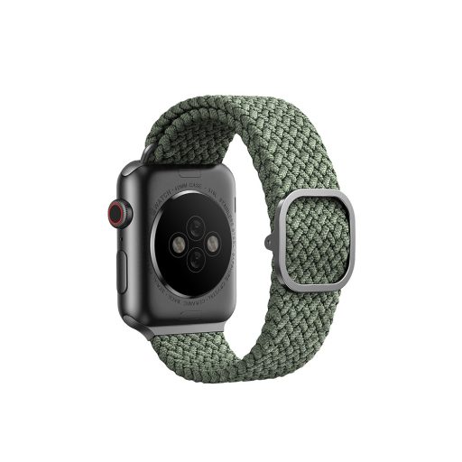 UNIQ  Aspen szövet szíj ZÖLD Apple Watch 42 / 44 / 45 / 49 mm