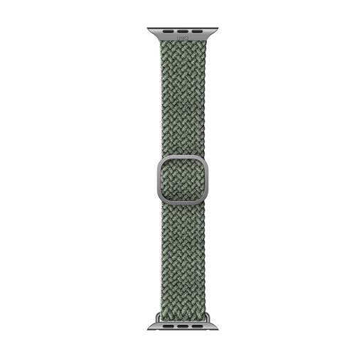 UNIQ  Aspen szövet szíj ZÖLD Apple Watch 42 / 44 / 45 / 49 mm