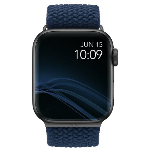UNIQ Aspen szövet szíj KÉK Apple Watch 42 / 44  / 45 / 49 mm