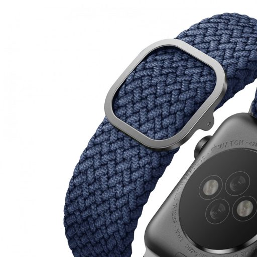UNIQ Aspen szövet szíj KÉK Apple Watch 42 / 44  / 45 / 49 mm