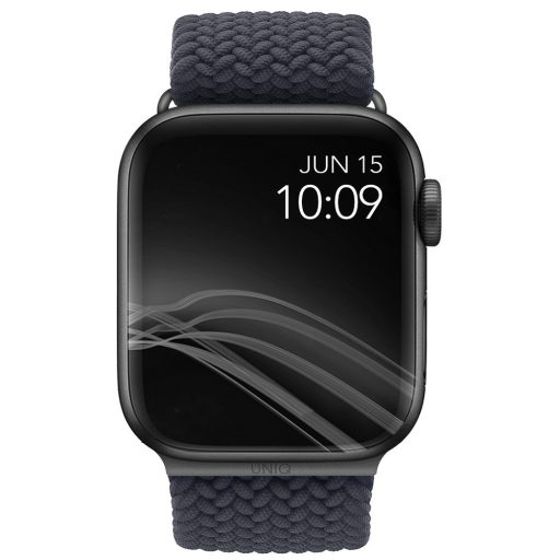 UNIQ Aspen szövet szíj SZÜRKE Apple Watch 42 / 44 / 45 / 49 mm