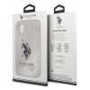 U.S. Polo Assn. iPhone 11 Pro szilikon soft-touch tok, hátlap FEHÉR