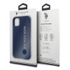 U.S. Polo Assn. iPhone 11 Pro szilikon soft-touch tok, hátlap KÉK