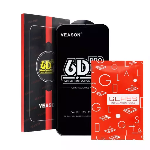 Veason 6D iPhone 17 Pro Max kijelzővédő üvegfólia