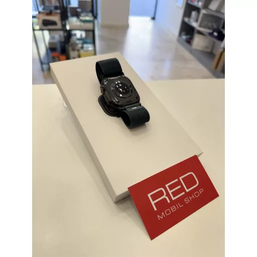 Apple Watch Ultra 2  GPS + Cellular, 49 mm-es fekete titántok, sötétzöld alpesi szíj + fekete óceán szíj 2026.04.09-ig gyári Apple garancia.
