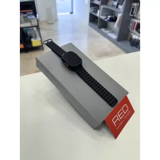   Apple Watch Ultra 3 GPS + Cellular, 49 mm-es fekete titántok, fekete óceánszíj 2026.12-ig gyári Apple garancia.