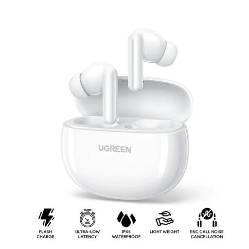 Ugreen HiTune P3 teljesen vezeték nélküli fülhallgató FEHÉR