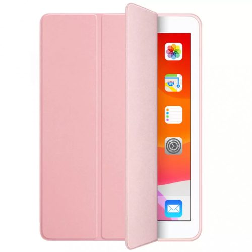 XPRO Smart Book tok szilikon hátlappal pink, Apple iPad 10.2" (2021/2020/2019) készülékhez