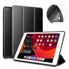 XPRO Smart Book tok szilikon hátlappal fekete, Apple iPad Air 10,9" 2020 / Air 10,9" 2022 készülékhez