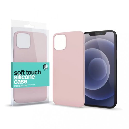 XPRO Soft Touch szilikon tok pink Apple iPhone 13 Mini készülékhez