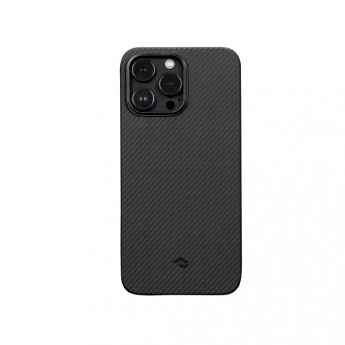 Pitaka MagEZ Case 3 Black / Grey Twill 600D Apple iPhone 14 Pro készülékhez - MagSafe rögzítéssel