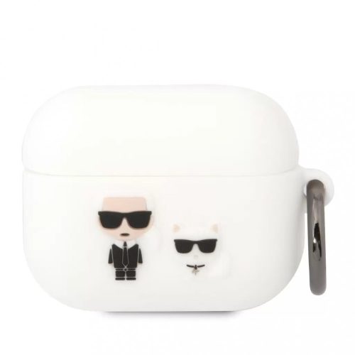 Karl Lagerfeld Apple Airpods Pro tok fehér KLACAPSILKCW