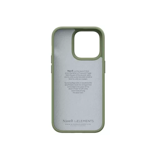 Njord Comfort+ tok olíva zöld Apple iPhone 14 Pro készülékhez NA43CM06