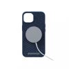 Njord Salmon Leather MagSafe tok kék Apple iPhone 14 Plus készülékhez NA42SL01