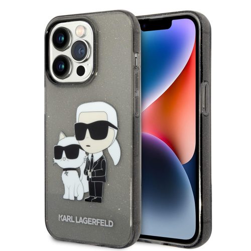 Karl Lagerfeld tok fekete KLHCP14LHNKCTGK Iphone 14 Pro készülékhez