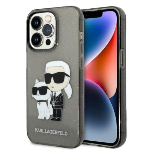 Karl Lagerfeld tok fekete KLHCP14XHNKCTGK Iphone 14 Pro Max készülékhez