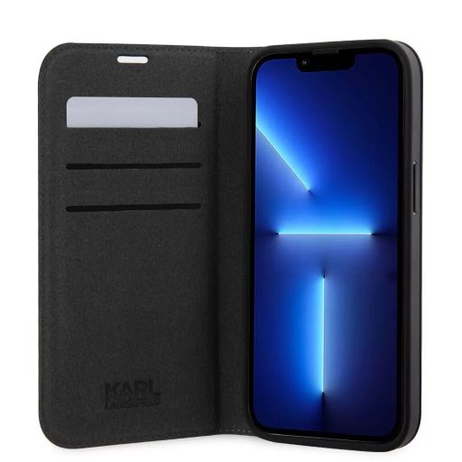 Karl Lagerfeld tok fekete Apple Iphone 14 készülékhez KLBKP14SSANKCPK