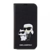 Karl Lagerfeld tok fekete Apple Iphone 14 Pro Max készülékhez KLBKP14XSANKCPK