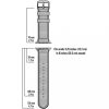 XPRO Apple Watch szőtt műanyag szíj Fekete 38mm/40mm/41mm